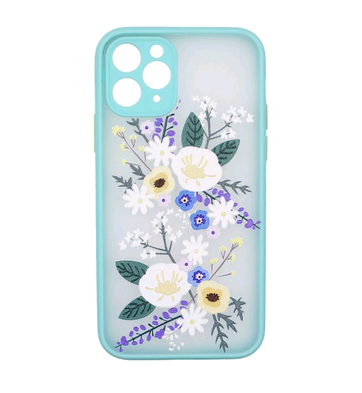 Накладка Totu Gingle Print для IPhone 11 Pro Max білі квіти-0